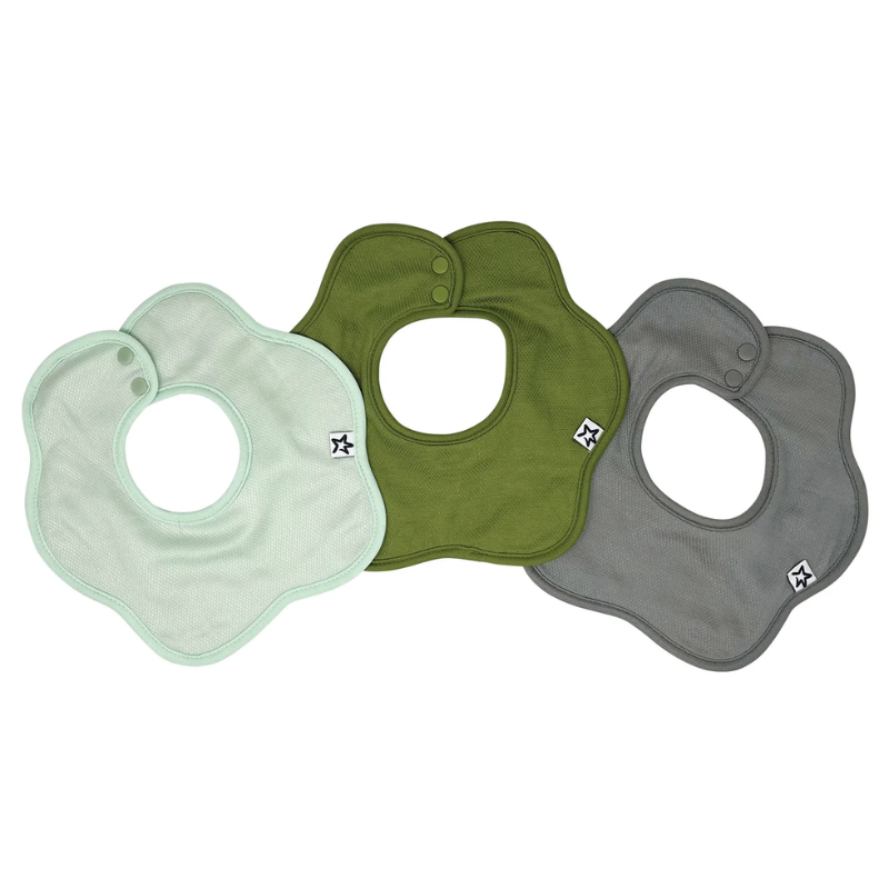 Kaffle Roundabout Drool Bibs - 3 Pack