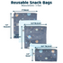 Reusable Snack Bags - 5 Pack