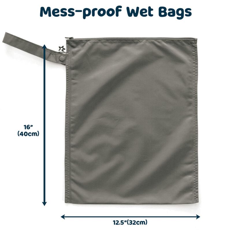 Mess-proof Wet Bags - 2 Pack
