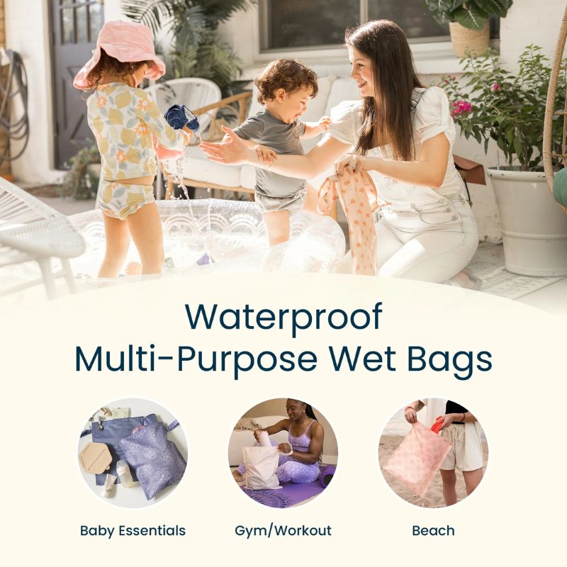 Mess-proof Wet Bags - 2 Pack