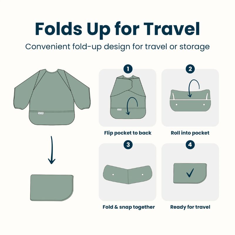 Mess-proof Full Sleeve Bibs