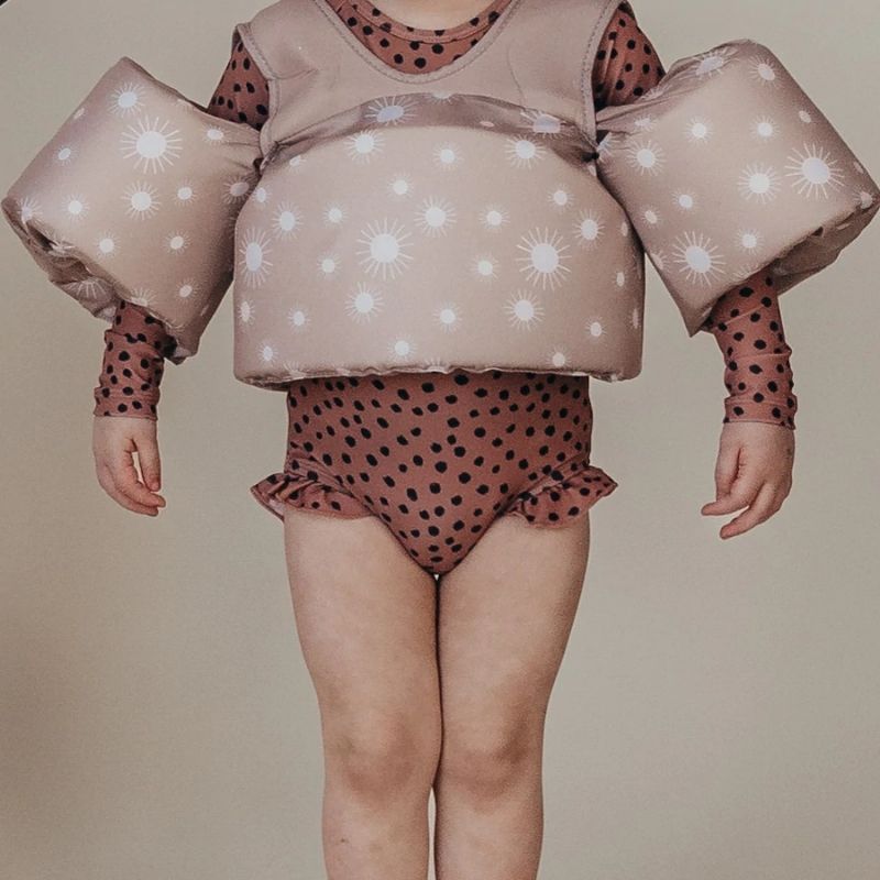 Sea You On Top Floaties Gold Suns