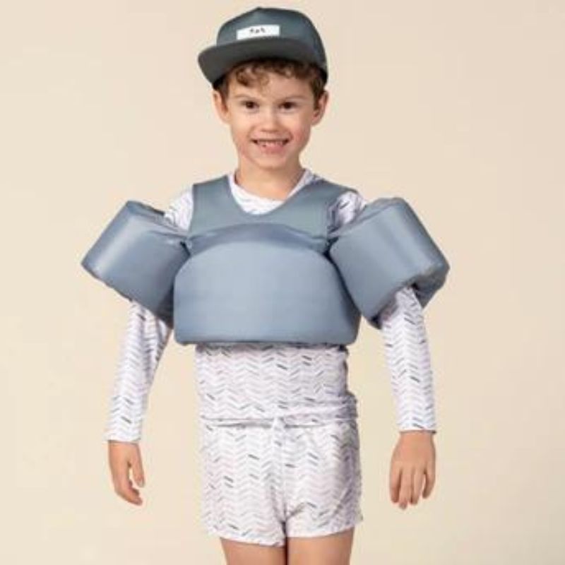 Sea You On Top Floaties Stone Blue