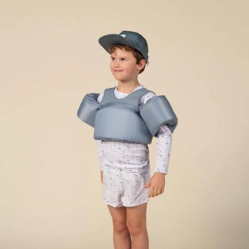 Sea You On Top Floaties Stone Blue