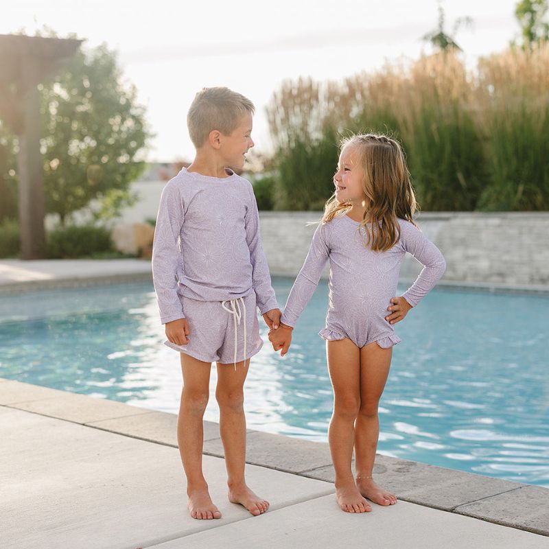 Ruffle Rashguard Suit