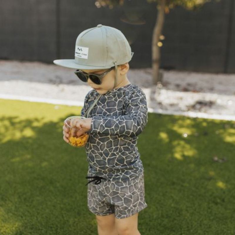 Waterproof Snapback Hats Sage Green