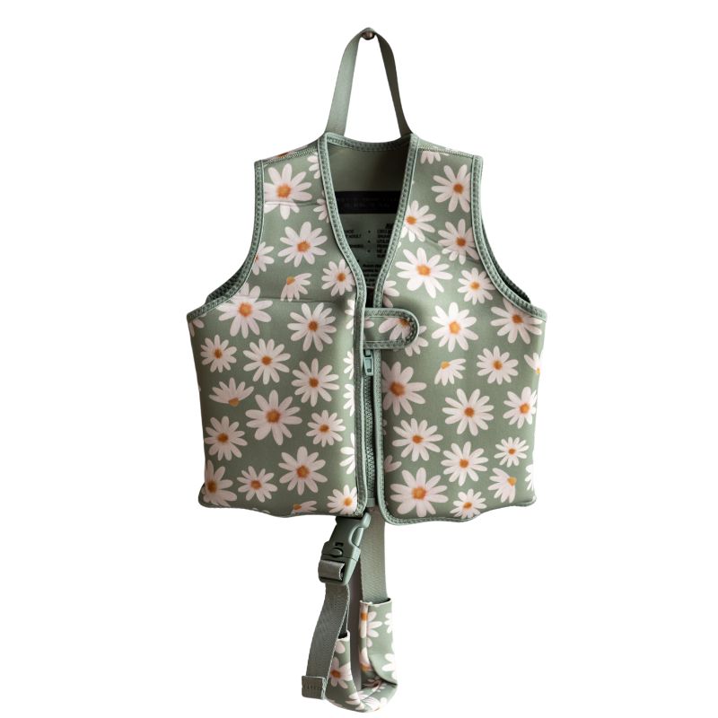 Float Vests Sage Daisy