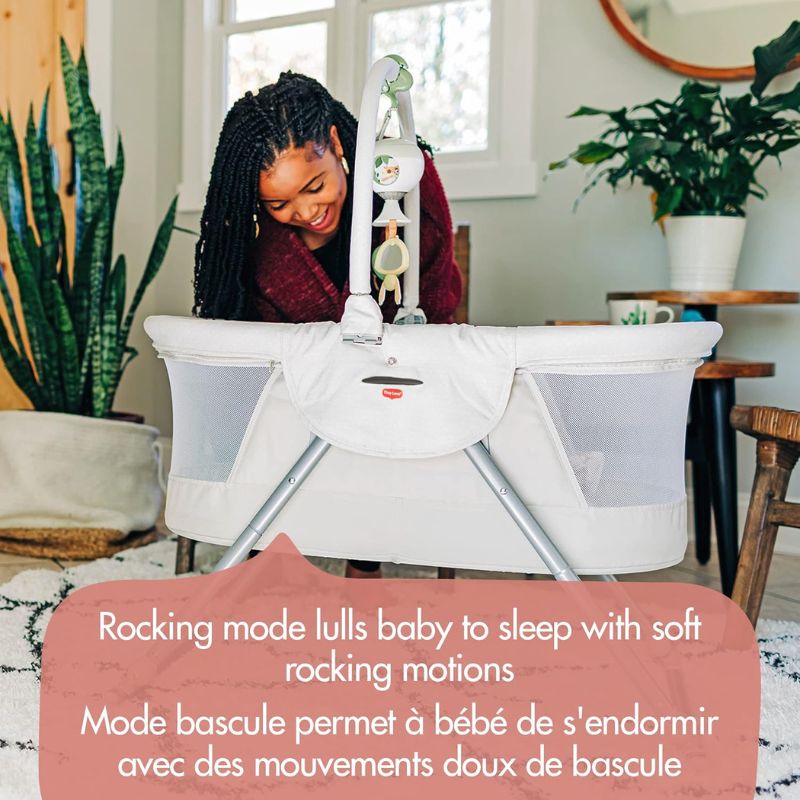 Boho Chic 2 in 1 Take Along Deluxe Bassinet Snuggle Bugz Canada s Baby Store