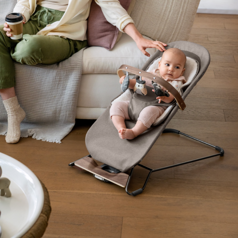 Mira 2-in-1 Bouncer and Seat + Toy Bar Bundle