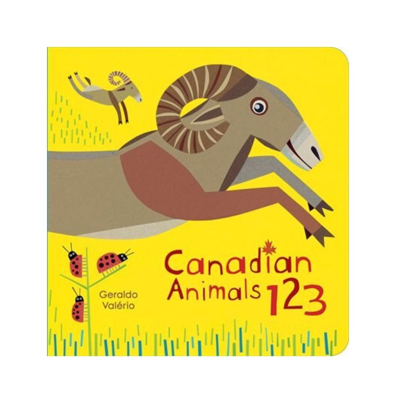 Canadian Animals 123 - Board Book