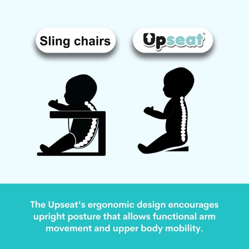 Upseat baby chair booster seat with best sale tray for upright posture and healthy hips