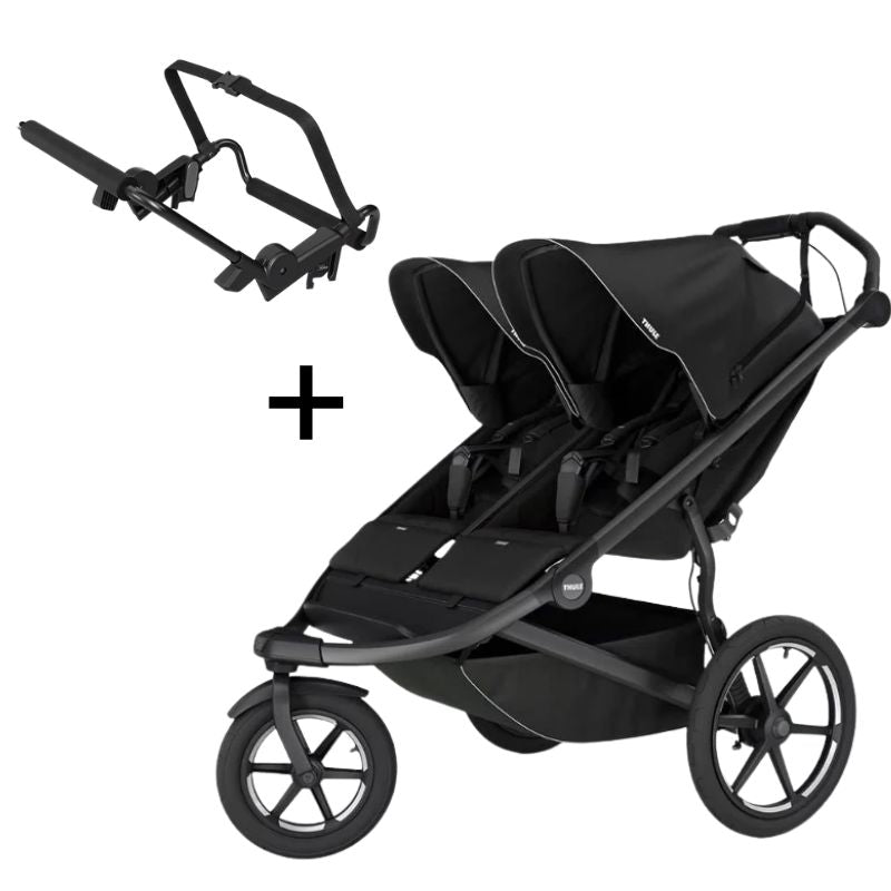 Urban Glide 3 Double Stroller + FREE Universal Car Seat Adapter