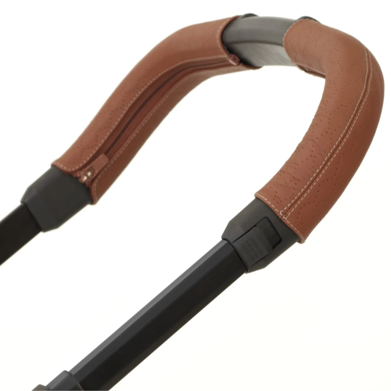 &Roll or &Jog frame Leather Handlebar Grips