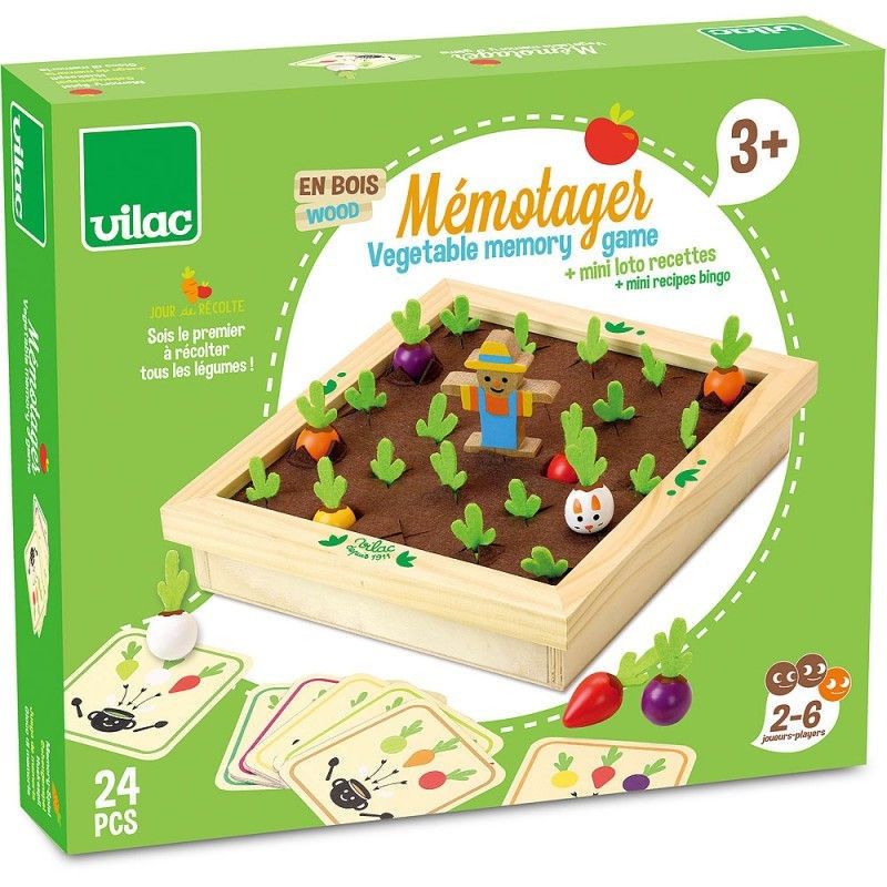 Vegetable Garden Memory Game