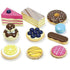 10 Piece Wooden Pastries with Tiered Stand Set