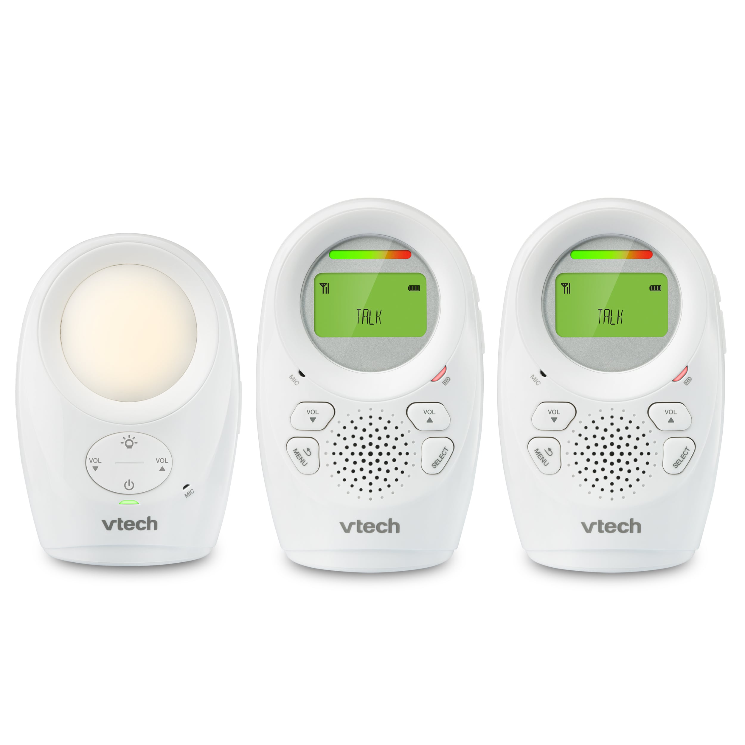 DECT 6.0 Digital Audio Baby Monitor - 2 Parent Units