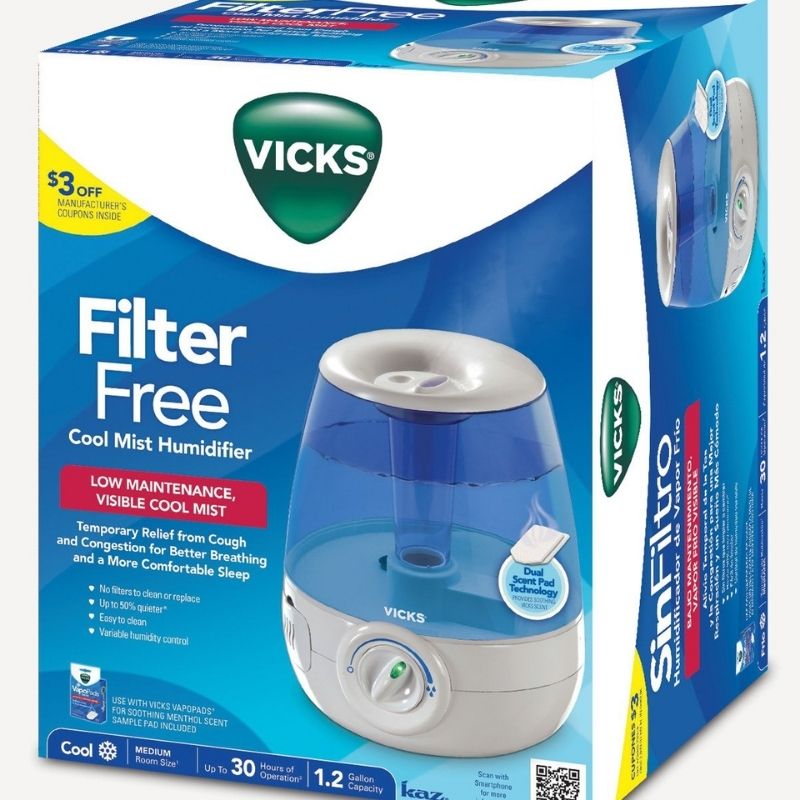 Filter-Free Ultrasonic Mist Humidifier