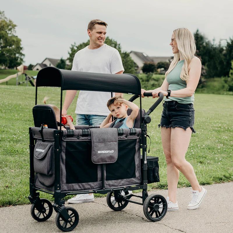 W2 Elite Push Double Stroller Wagon