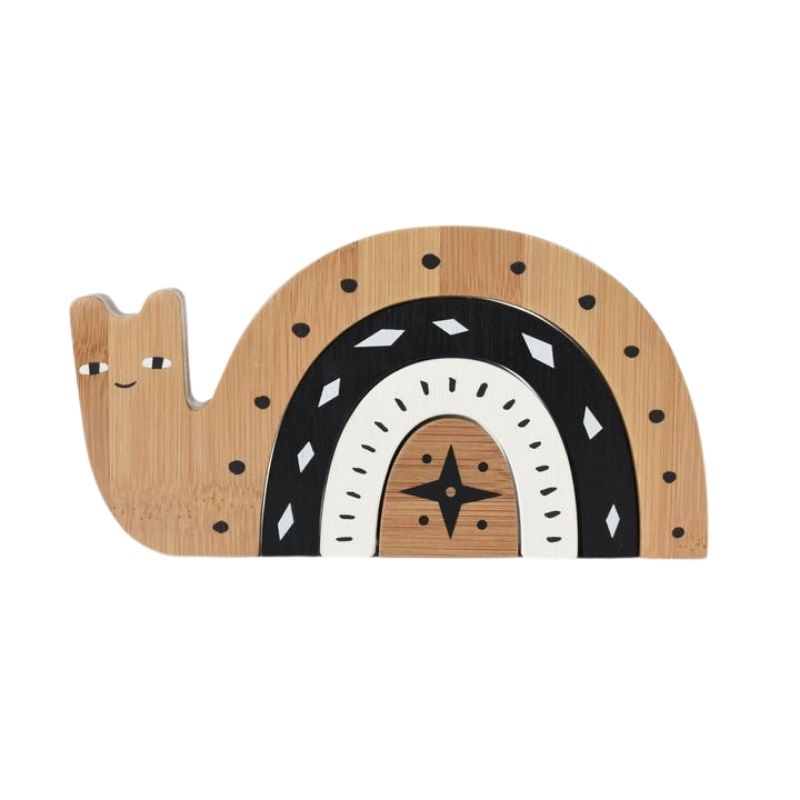 Bamboo Nesting Set  Snail