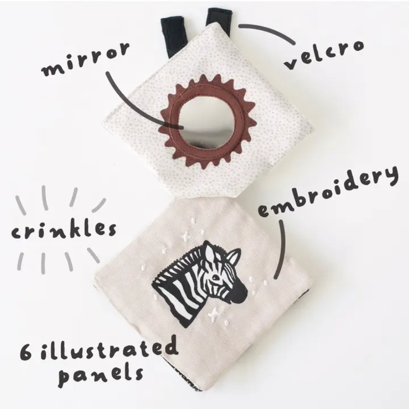 Crinkle Pages Stroller Activity Toy for Baby