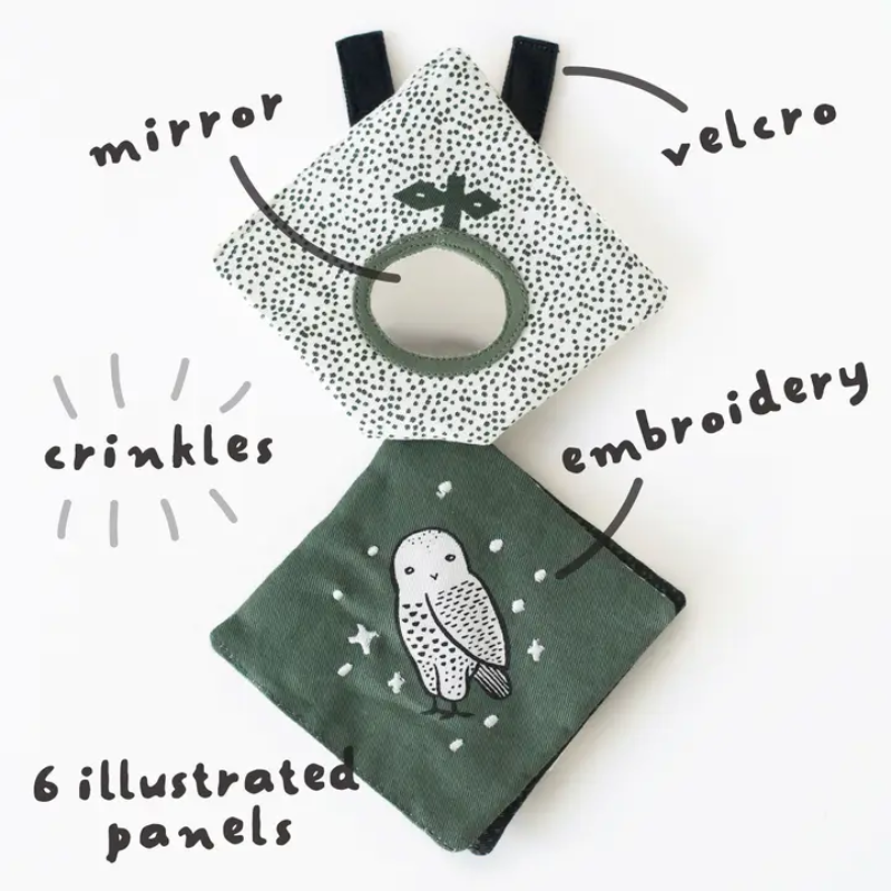 Crinkle Pages Stroller Activity Toy for Baby