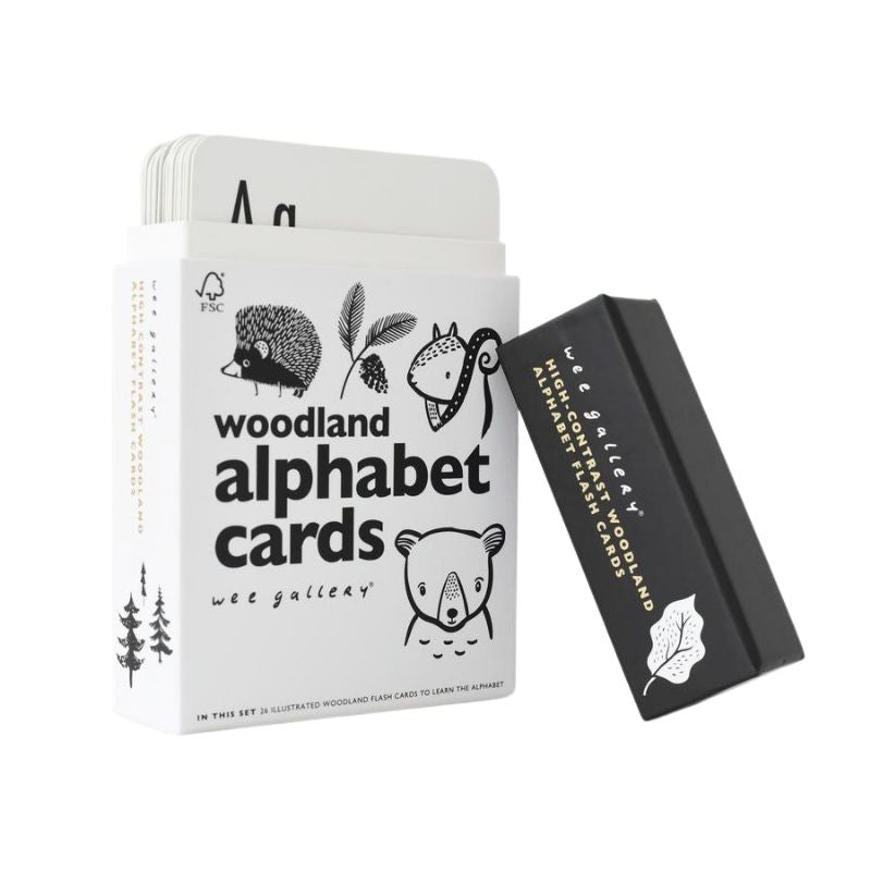 Alphabet Cards Woodland