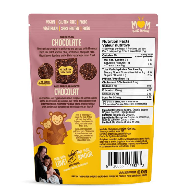 Chocolate Superfood Smoothie Crisps