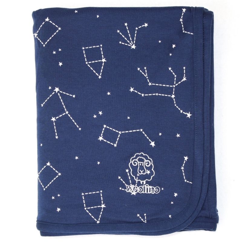 Merino Wool Stroller Blankets Night Sky