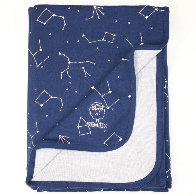 Merino Wool Stroller Blankets Night Sky