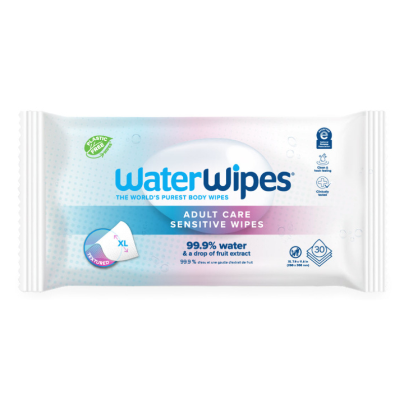 Adult Care Sensitive Wipes - 30 Pack