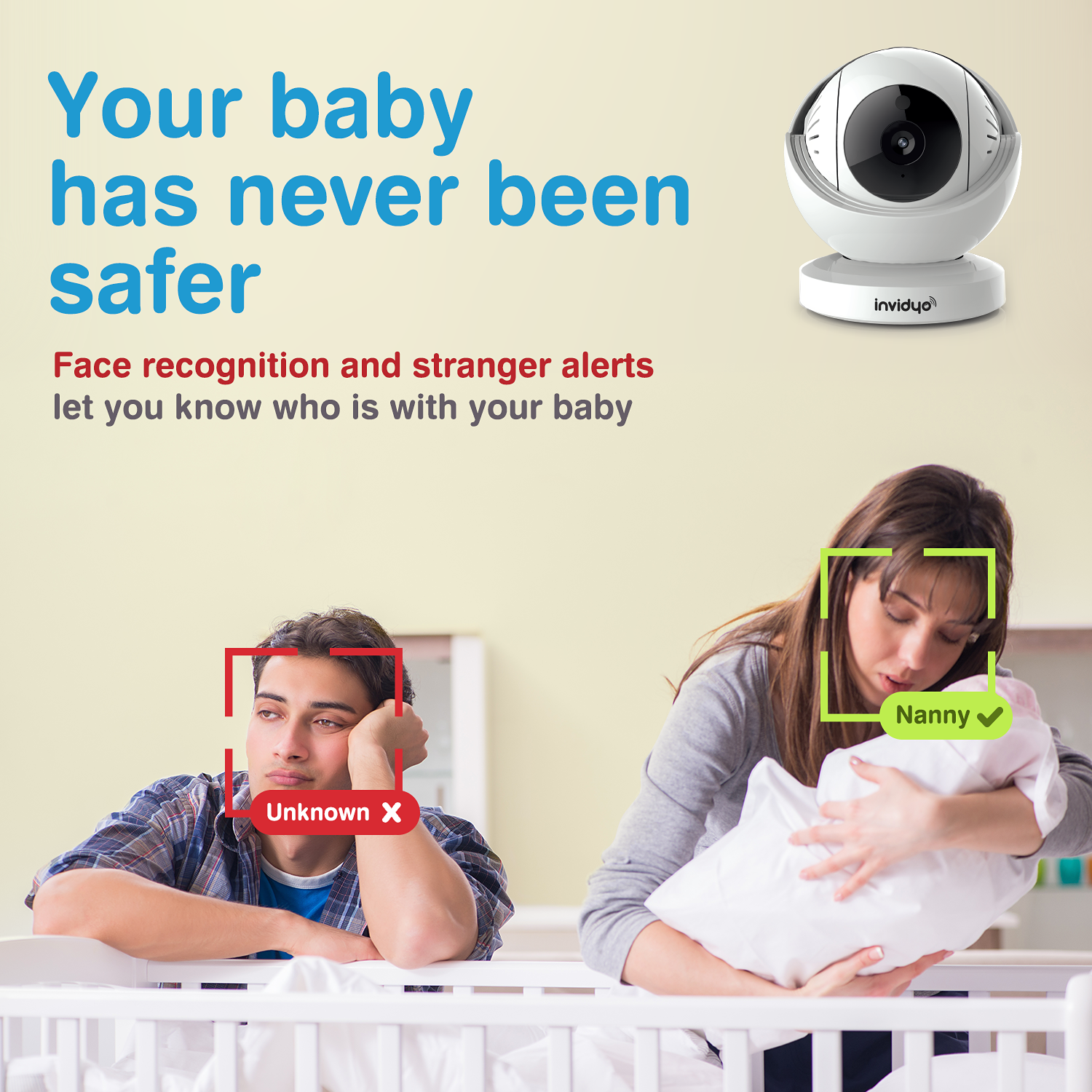Invidyo A.I. Video Baby Monitor