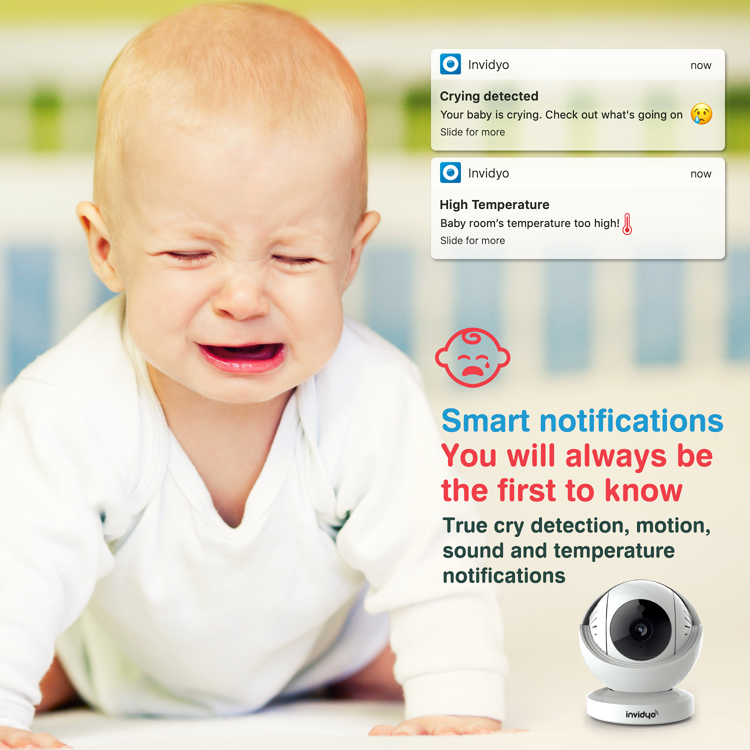 Invidyo A.I. Video Baby Monitor