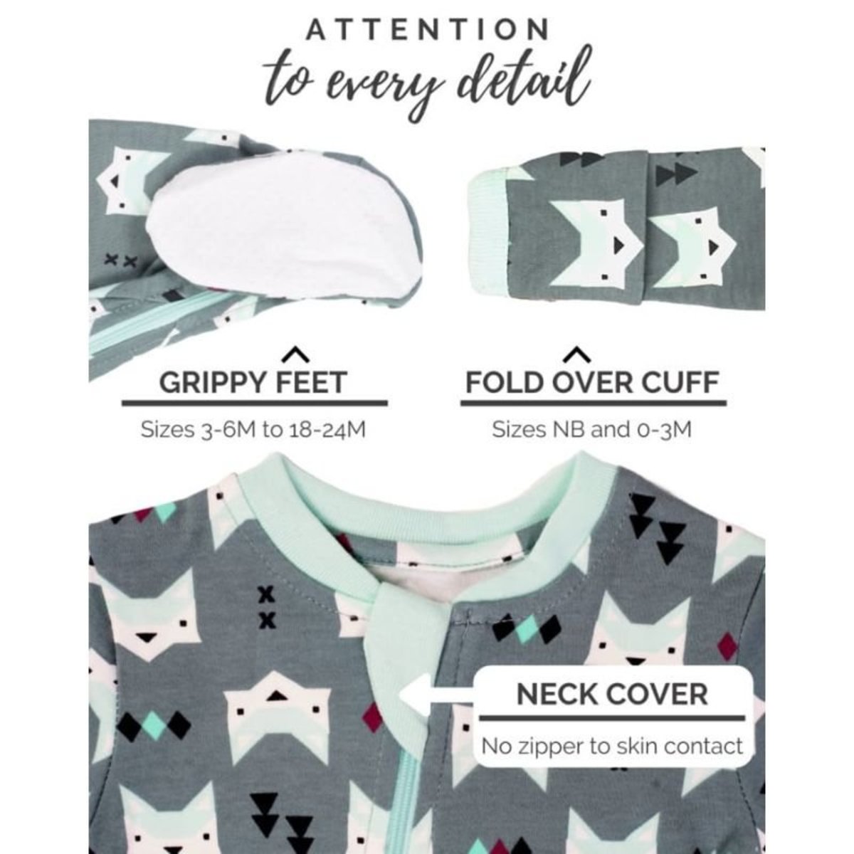 Solid Organic Footed Sleepers