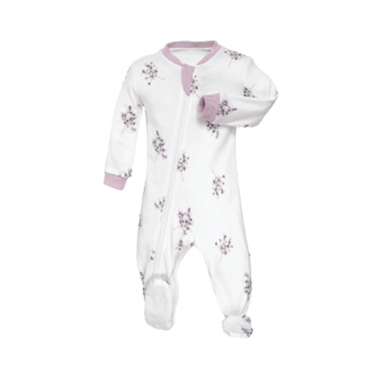 Patterned Organic Footed Sleepers