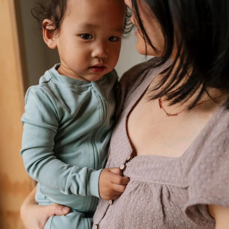 Solid Organic Footed Sleepers