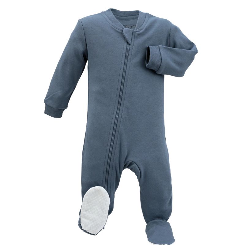 Solid Organic Footed Sleepers