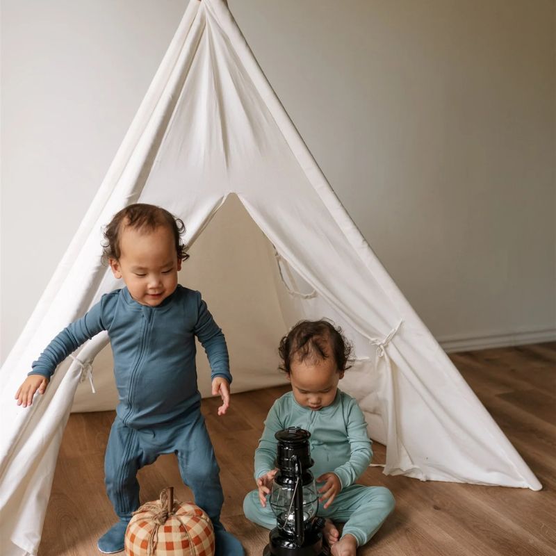 Solid Organic Footed Sleepers