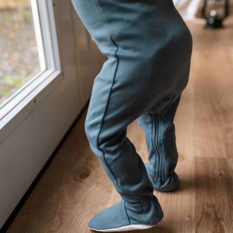 Solid Organic Footed Sleepers