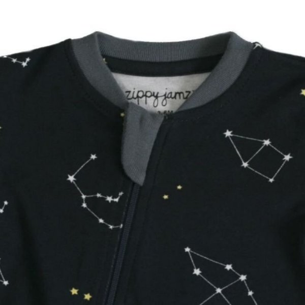 Patterned Organic Footless Sleepers