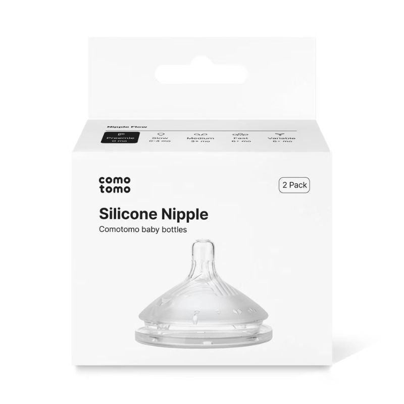 Silicone Replacement Bottle Nipples Gen 2 - 2 Pack