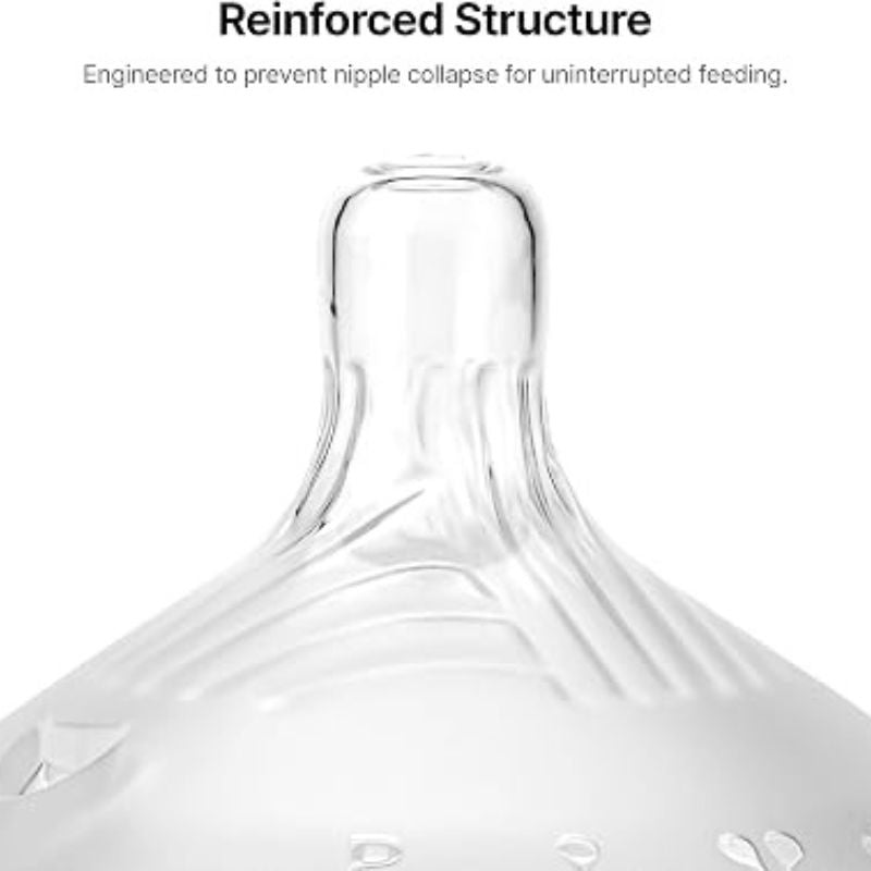 Silicone Replacement Bottle Nipples Gen 2 - 2 Pack