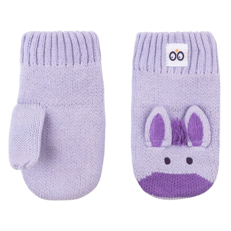 Toddler Knit Mittens Ziggy Zebra