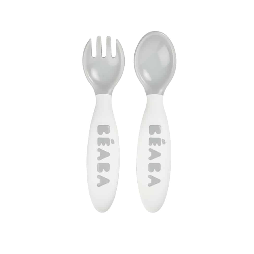 Second Stage Ergonomic Cutlery - Set of 2 cloud