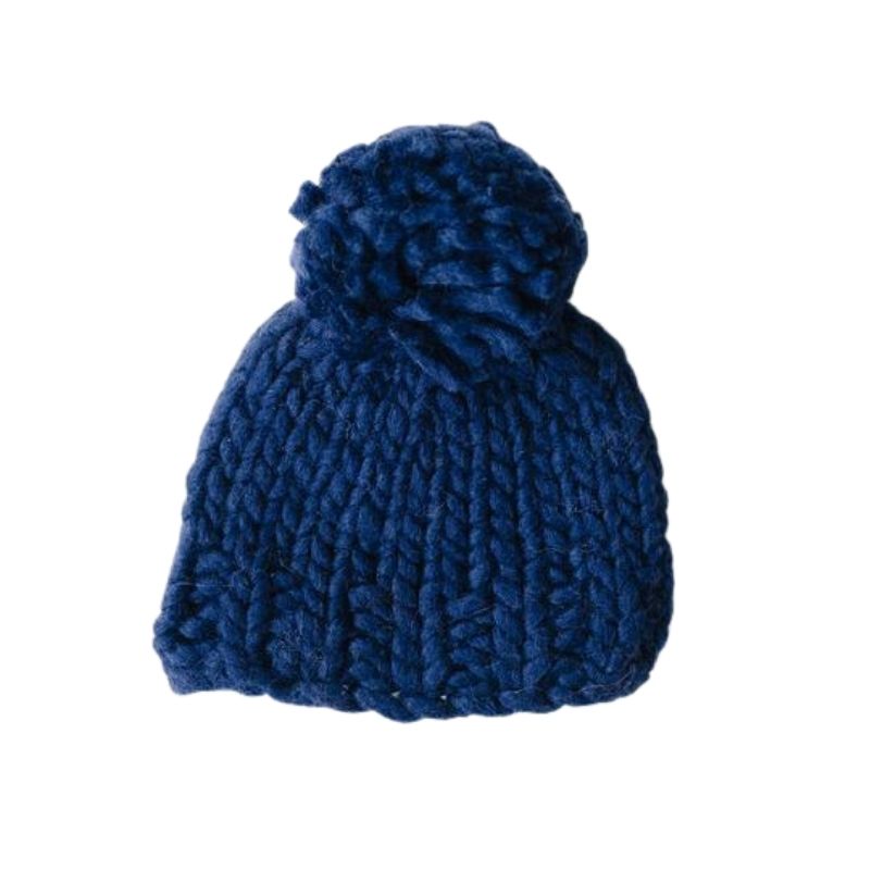 Chunky Knit Hat Navy