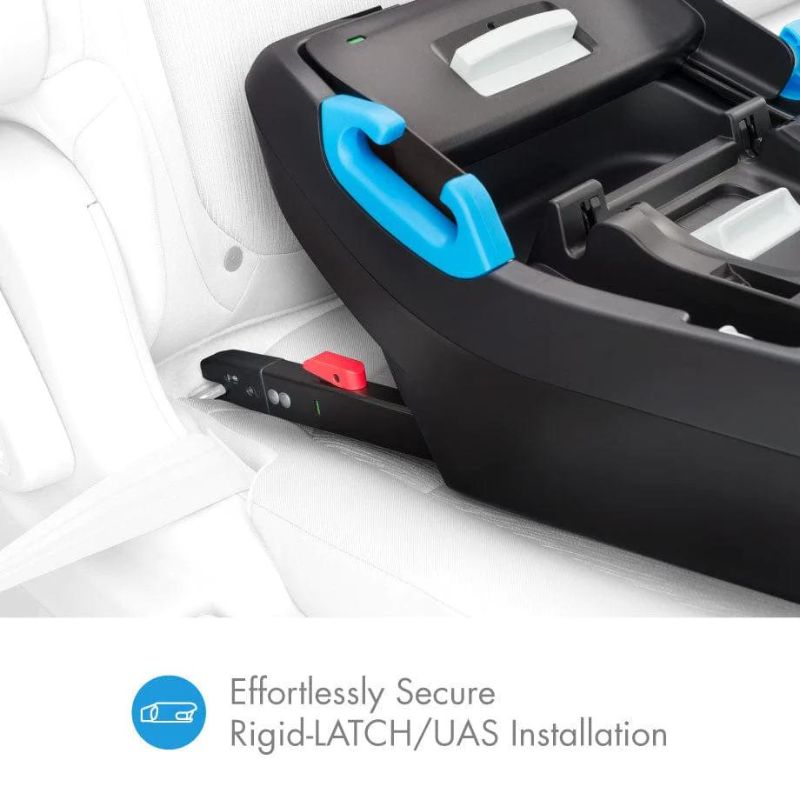 Liing Infant Car Seat in Railroad Ziip + Car Mat-Thingy & Kick-Thingy Bundle