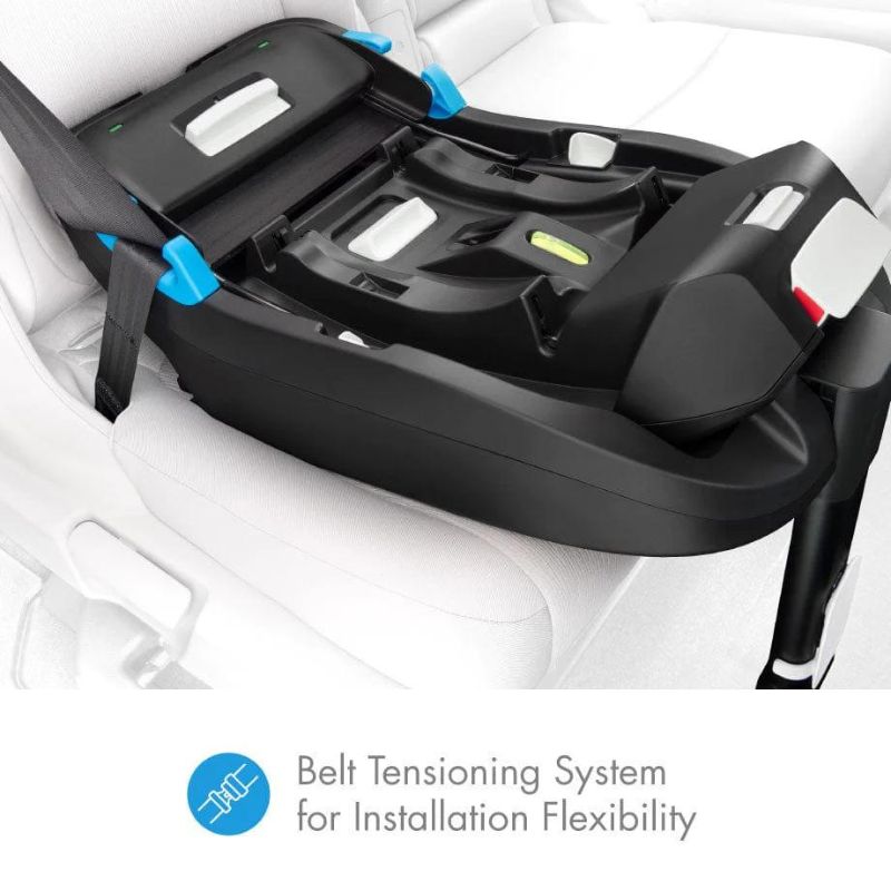 Liing Infant Car Seat in Railroad Ziip + Car Mat-Thingy & Kick-Thingy Bundle