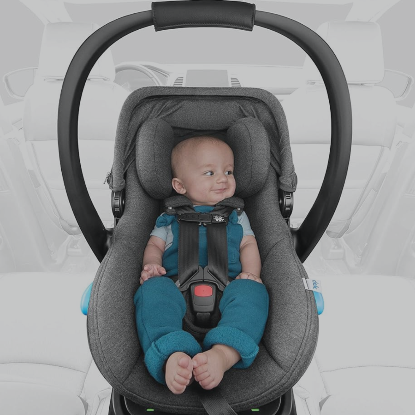 Liingo Infant Car Seat Railroad Flame Retardant Free Snuggle