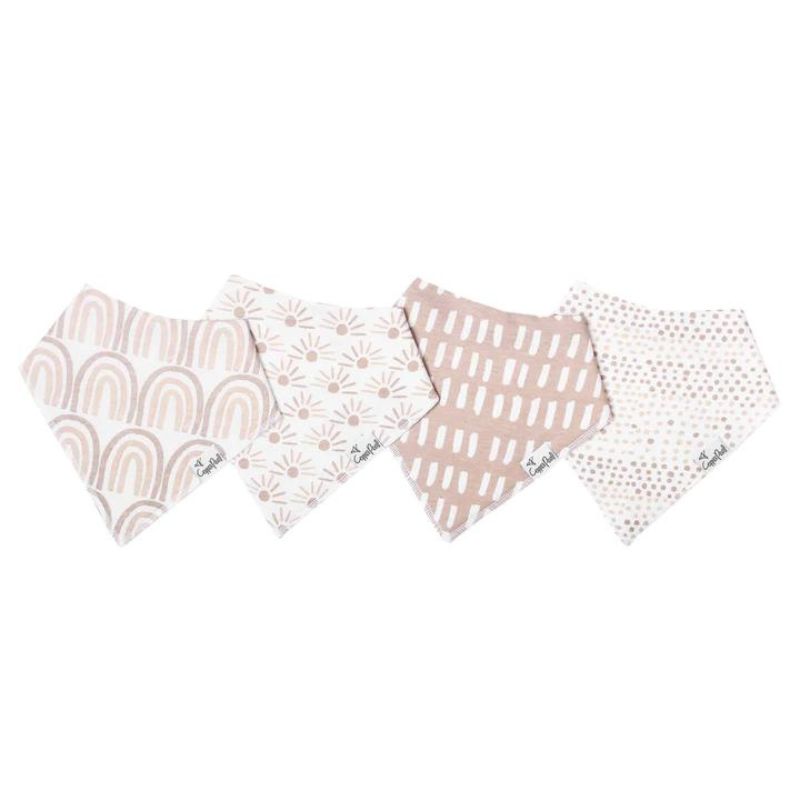 Bandana Drool Bibs - 4 Pack Bliss