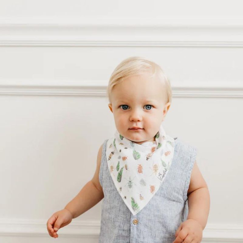 Bandana Drool Bibs - 4 Pack Peanut