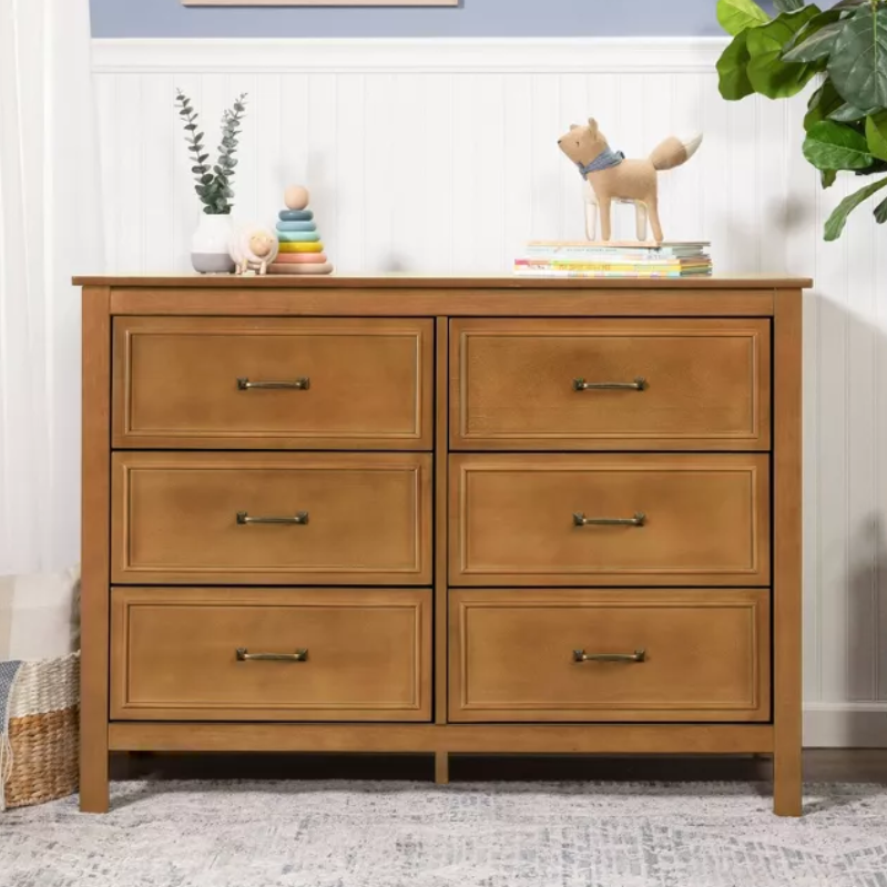 Charlie 6-Drawer Double Dresser by DaVinci at $499! Shop now at Nestled by Snuggle Bugz for Dressers.